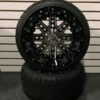 14″ Aluminum Golf Cart Wheels and Tire Combo For Sale