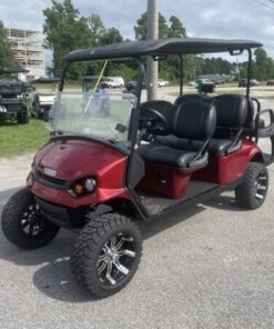 E-Z-Go Golf Carts All Express L6 72V Electric Inferno Red For Sale