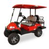Advanced EV 48V Electric 2+2 Passenger Lifted Golf Cart For Sale Lava Red