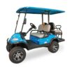 Advanced EV 48V Electric 2+2 Passenger Lifted Golf Cart For Sale blue