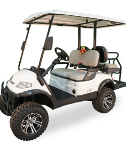 Advanced EV 48V Electric 2+2 Passenger Lifted Golf Cart For Sale White