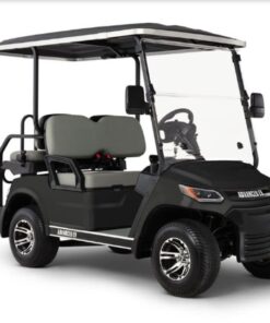 Advanced EV ADVENT 4 EV 48V Electric 2+2 Passenger Golf Cart For Sale Black
