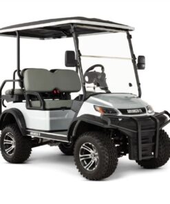 Advanced EV ADVENT 4L EV 48V Electric 2+2 Passenger Lifted Golf Cart For Sale Silver
